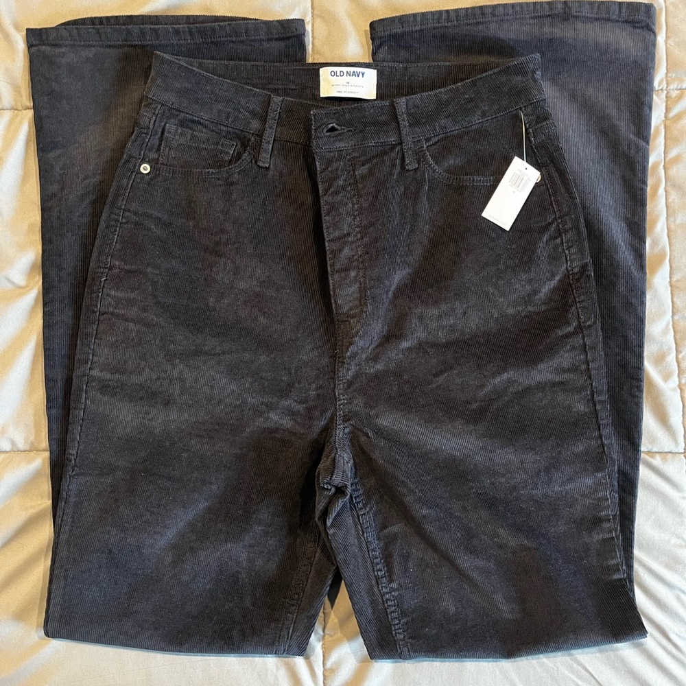 Women’s NWT High-Waisted Corduroy Pants Size 10
